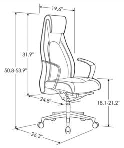 F-108# Executive High Back PU Chair 11