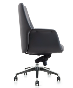 E810B- Medium Back Leather Chair PU 6