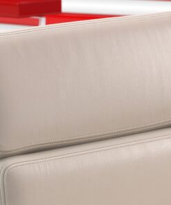 2721B-Medium Back Chair Beige PU 17