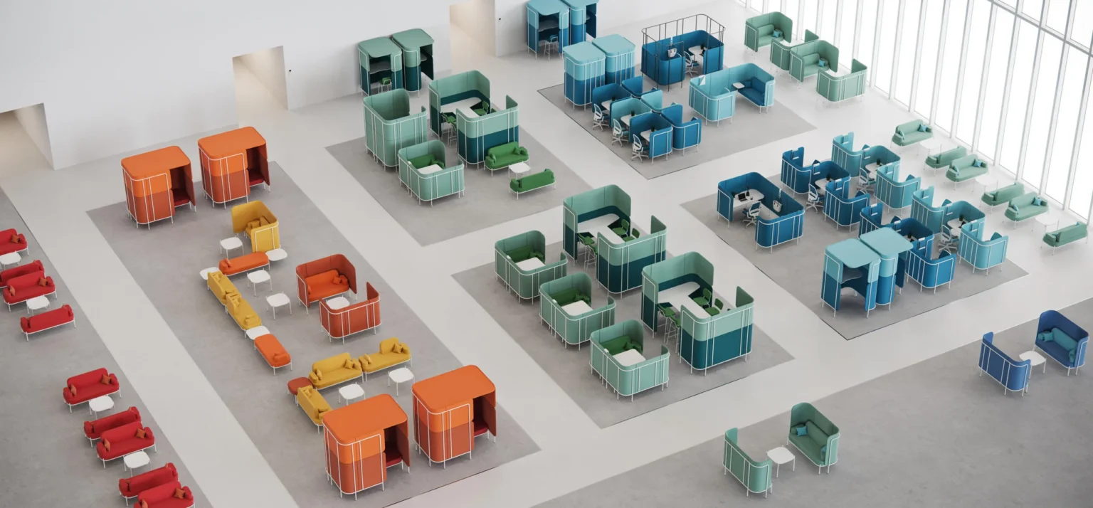 Home 3 Leaf Pod office furniture design